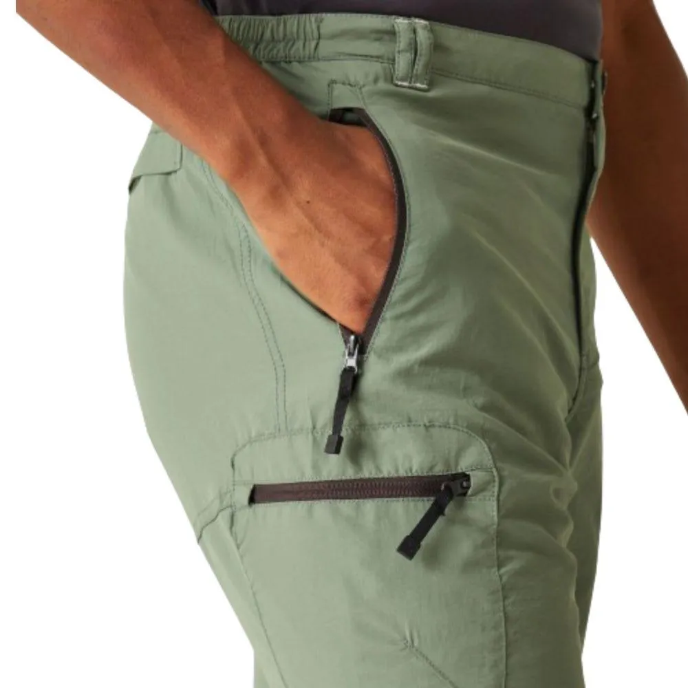 PANTALONES CORTOS SENDERISMO REGATTA LESVILLE II. Green RMJ235
