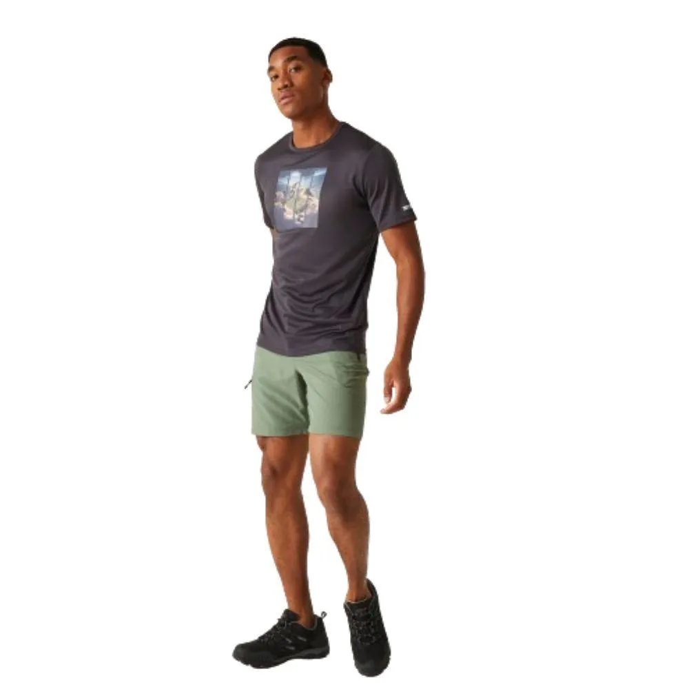PANTALONES CORTOS SENDERISMO REGATTA LESVILLE II. Green RMJ235