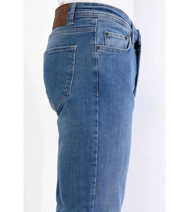 PANTALONES FINOS PARA HOMBRES REGULAR FIT  DP27NW  AZUL