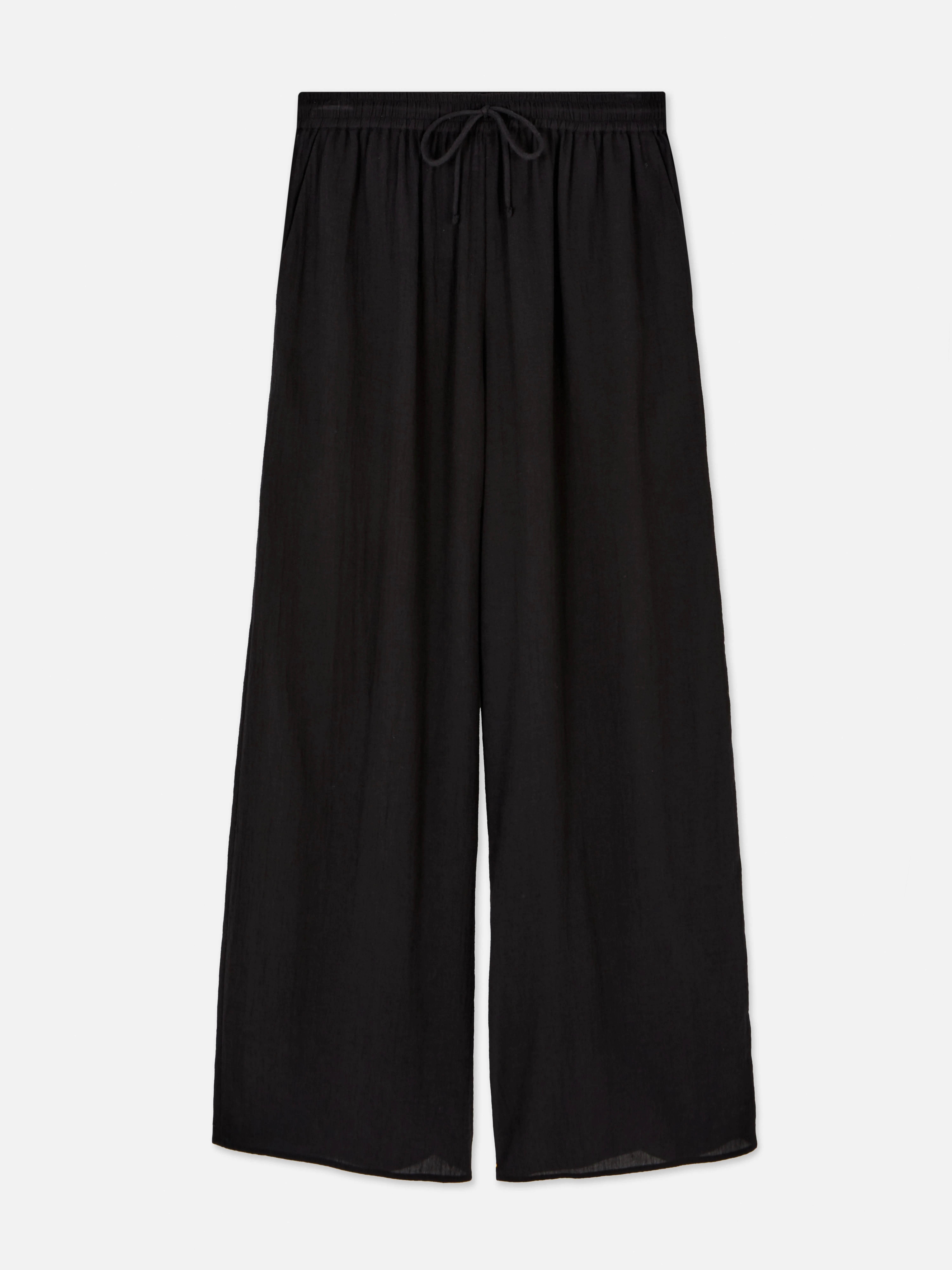 Pantalones playeros de pernera ancha