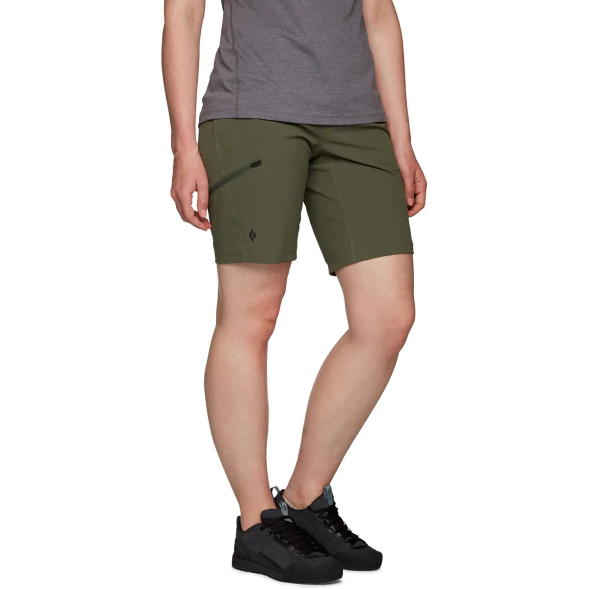 Pantalón Corto Mujer W Valley Shorts Black Diamond Verde