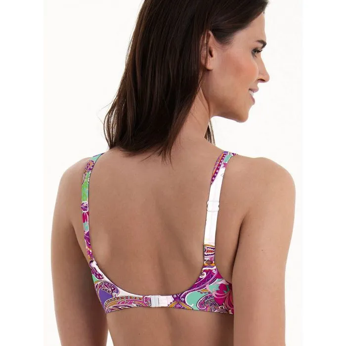 Parte de arriba Bikini Rosa Faia Island in the Sun Hermine con aros 8721 Rosa pastel