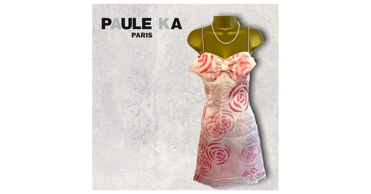Paule Ka Vestidos Rosa 