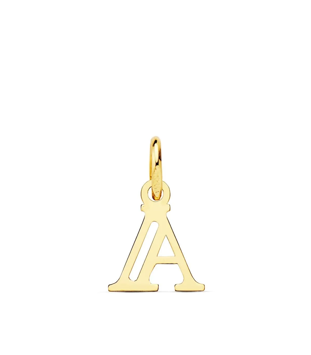 Pendentif initiale en or 18 carats A