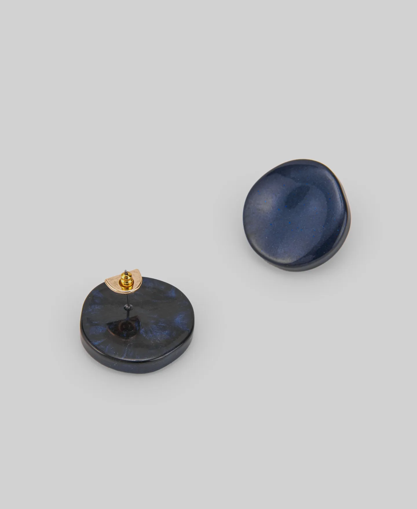 Pendientes circulares resina mujer