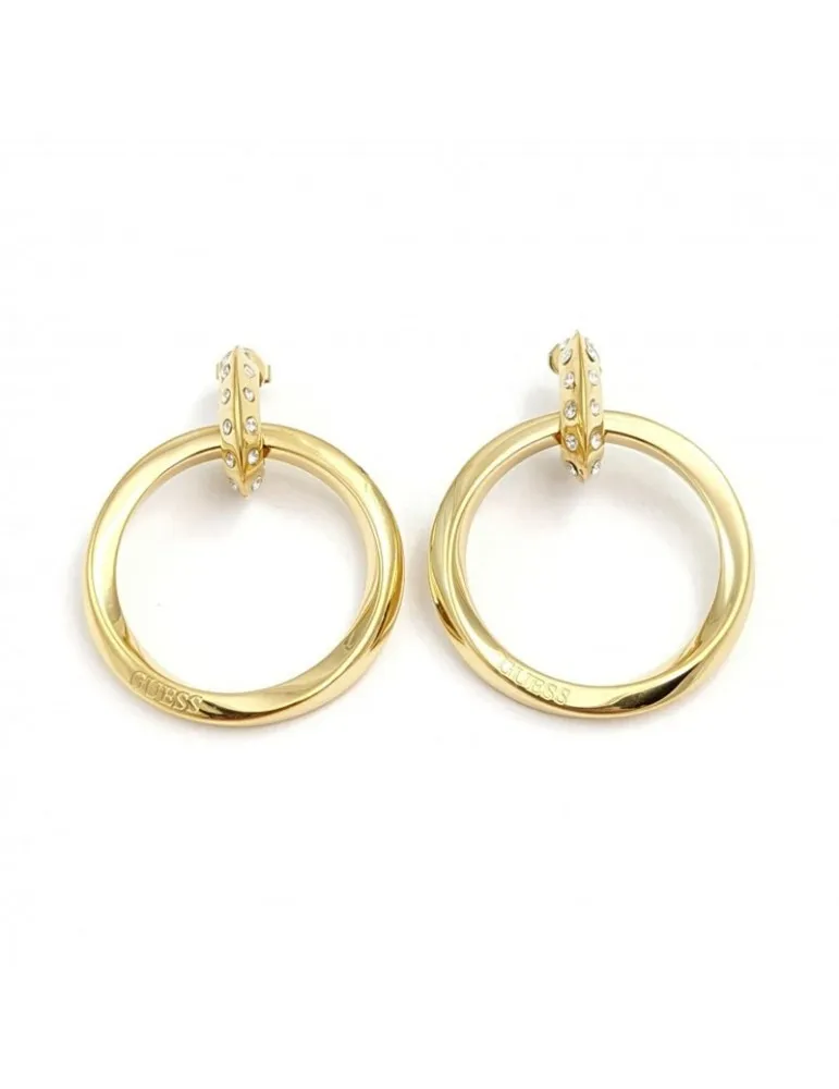 Pendientes Guess Mujer Hoops don´t lie Acero Dorado JUBE01488