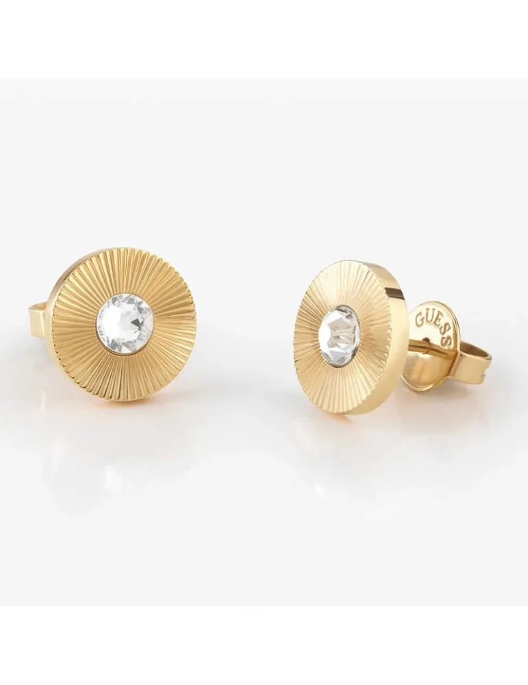 Pendientes Guess Mujer Studs Party Acero Dorado JUBE02166