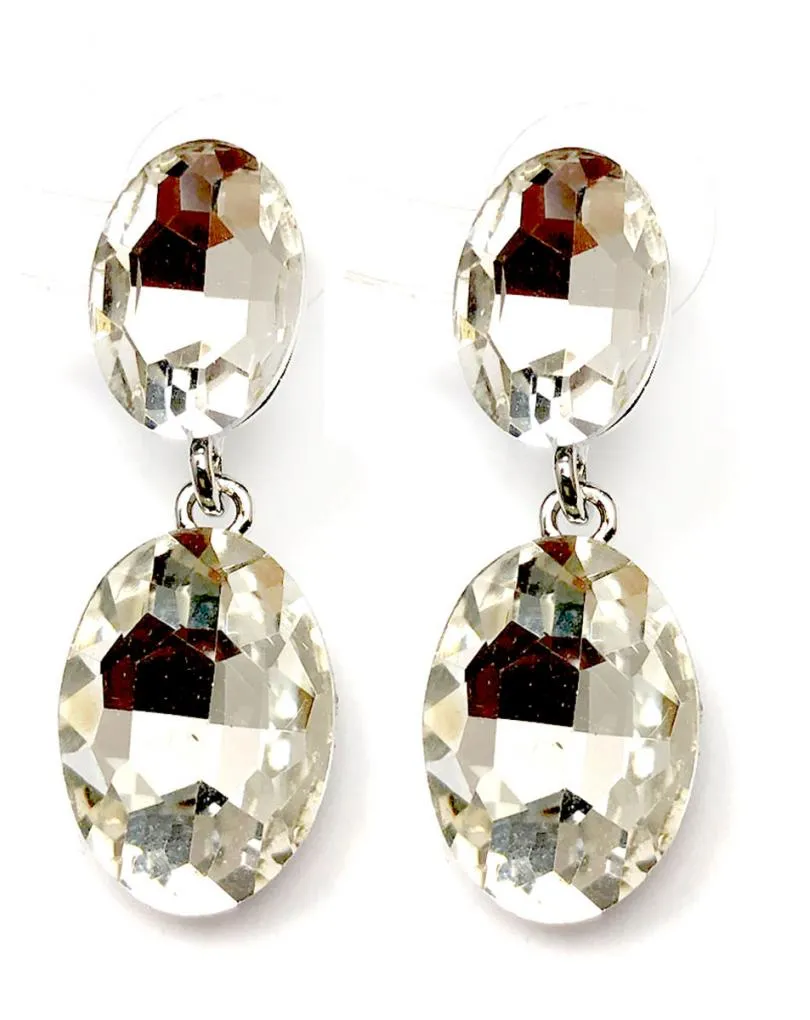 PENDIENTES PEQUEÑOS PARA BODAS DE CRISTAL BRILLO