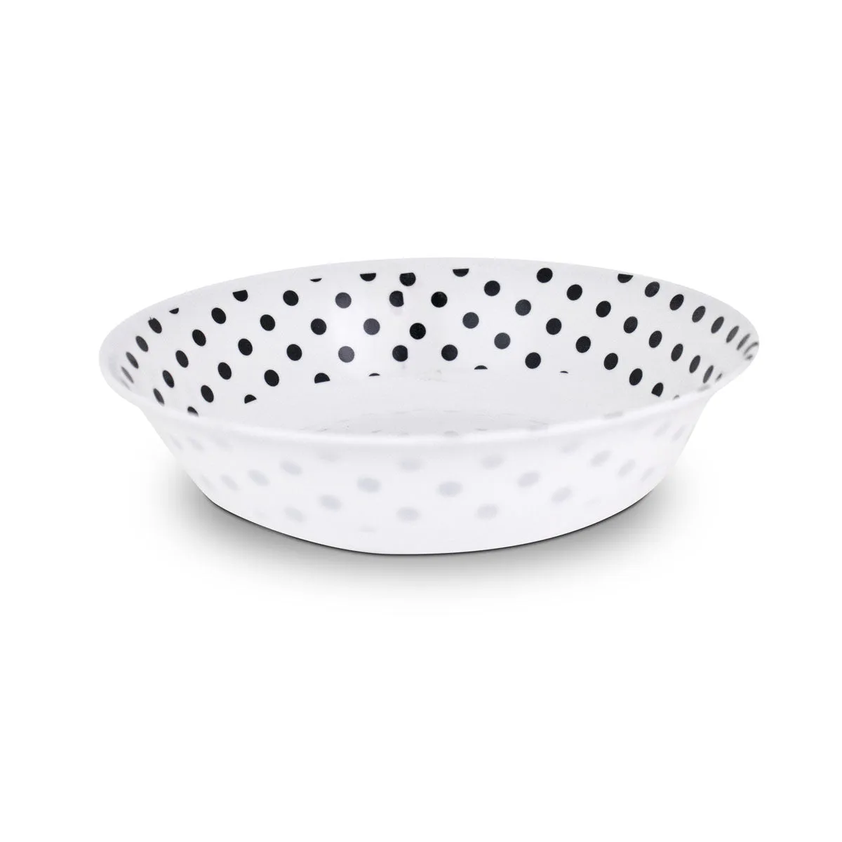 Plato para Sopa con Diseo de Puntos 19 cm
