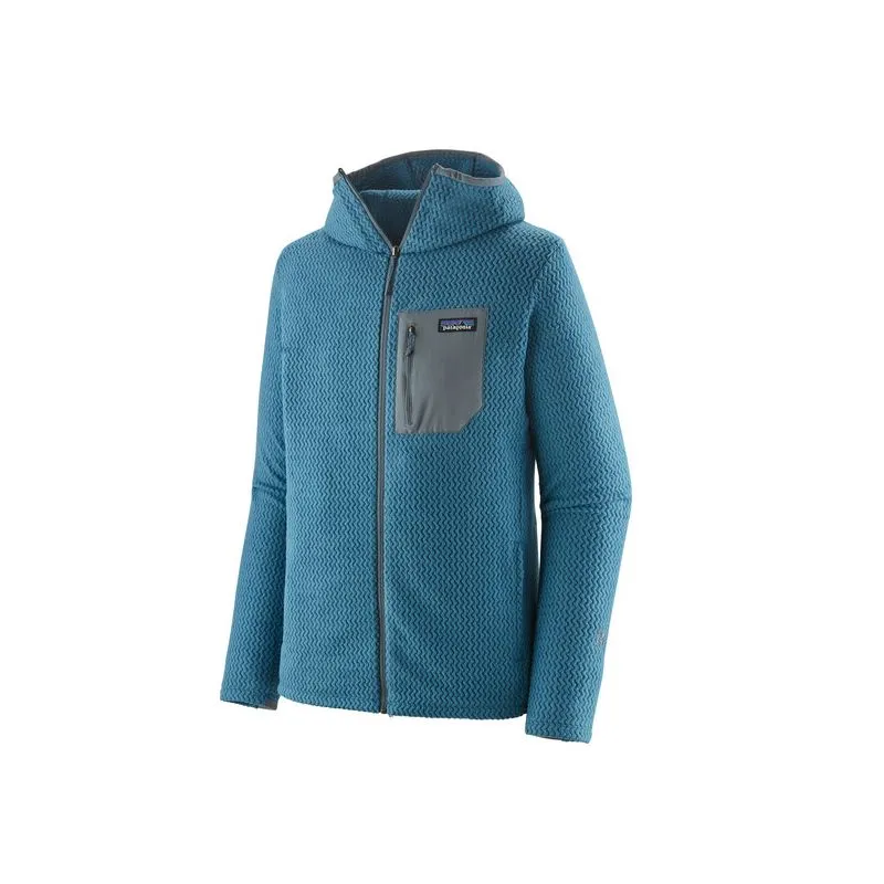 Polar Patagonia R1 Air Sudadera con capucha y cremallera (Wavy Blue) hombre
