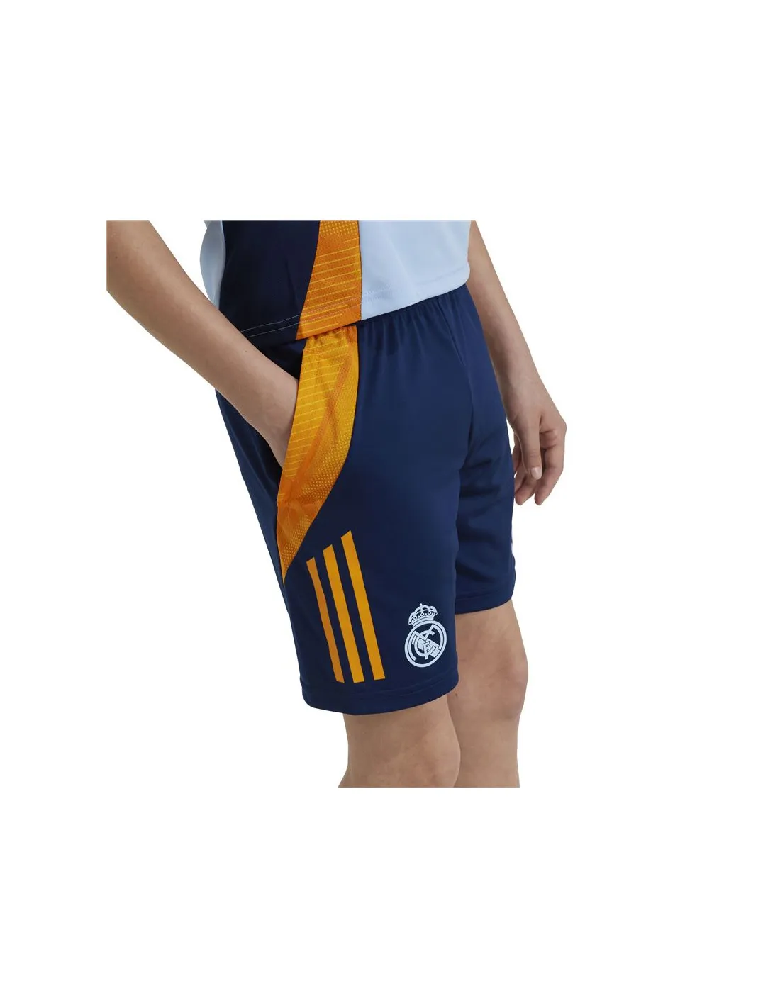 PREVENTA  Pantalones de Fútbol adidas Real Madrid 24/25 Training Short Infantil Azul