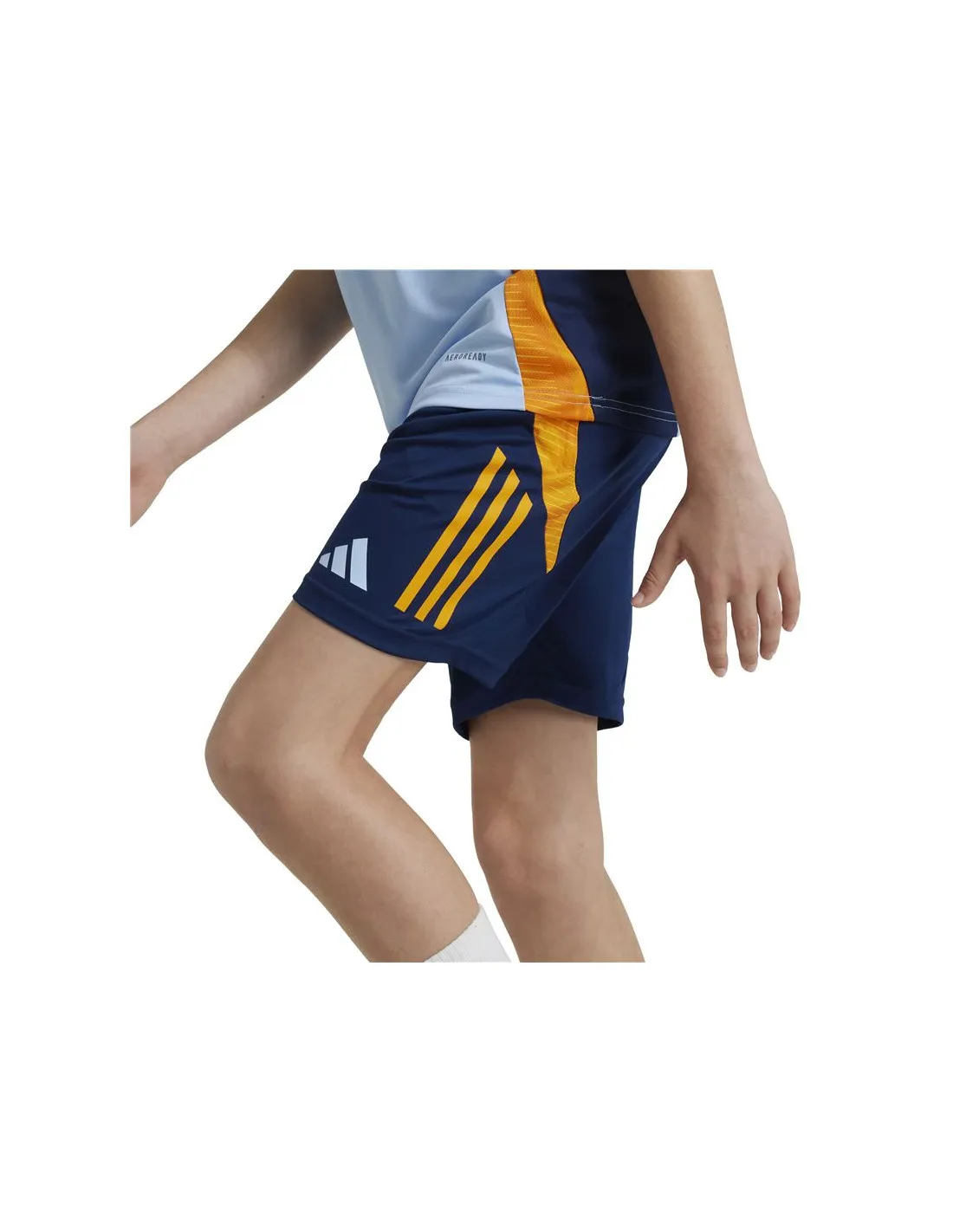 PREVENTA  Pantalones de Fútbol adidas Real Madrid 24/25 Training Short Infantil Azul