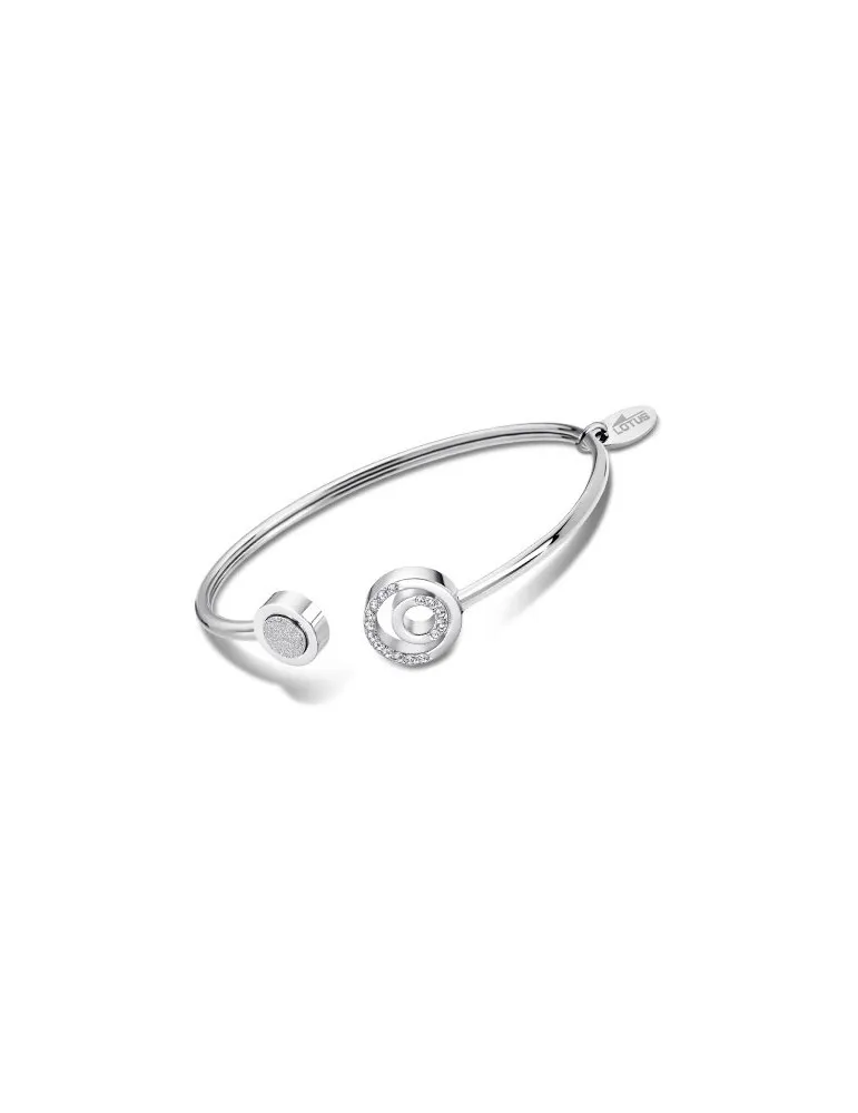 Pulsera Lotus Style Mujer Acero Rígida Aros LS2180