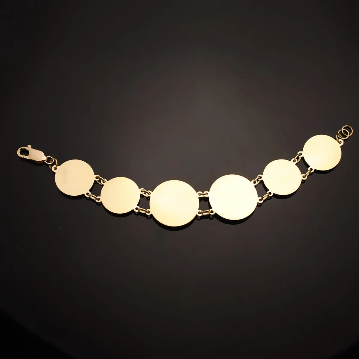 Pulsera Oro Medallas Medusa