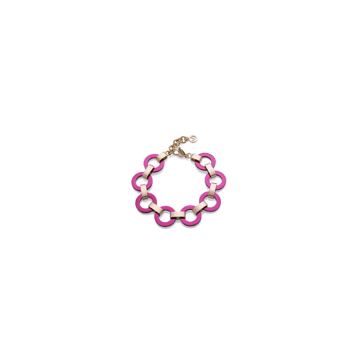PULSERA VICEROY ACERO  ALUMINIO FUCSIA / ORO ROSA  VICEROY