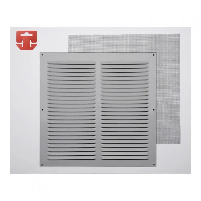 Rejilla C/Mosq Alum 0.6 Natural 300X300Mm (G)
