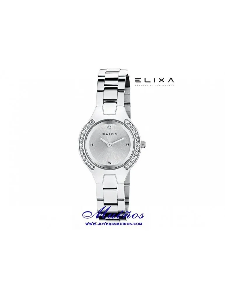 Reloj Elixa Beauty mujer acero con circonitas