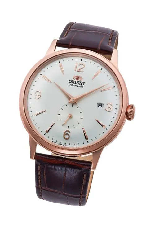 RELOJ ORIENT CLáSICO AUTOMáTICO FONDO TRANSPARENTE EN ACERO Y PIEL 259_147RAAP0001S10B
