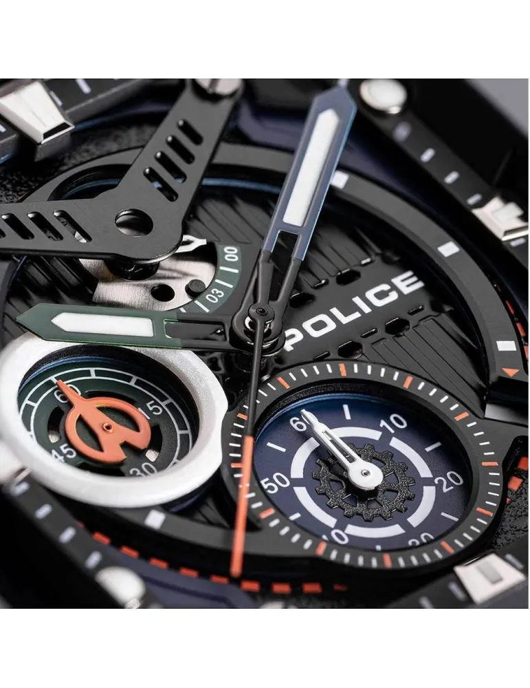 Reloj Police Hombre Clout Set 4 Correas