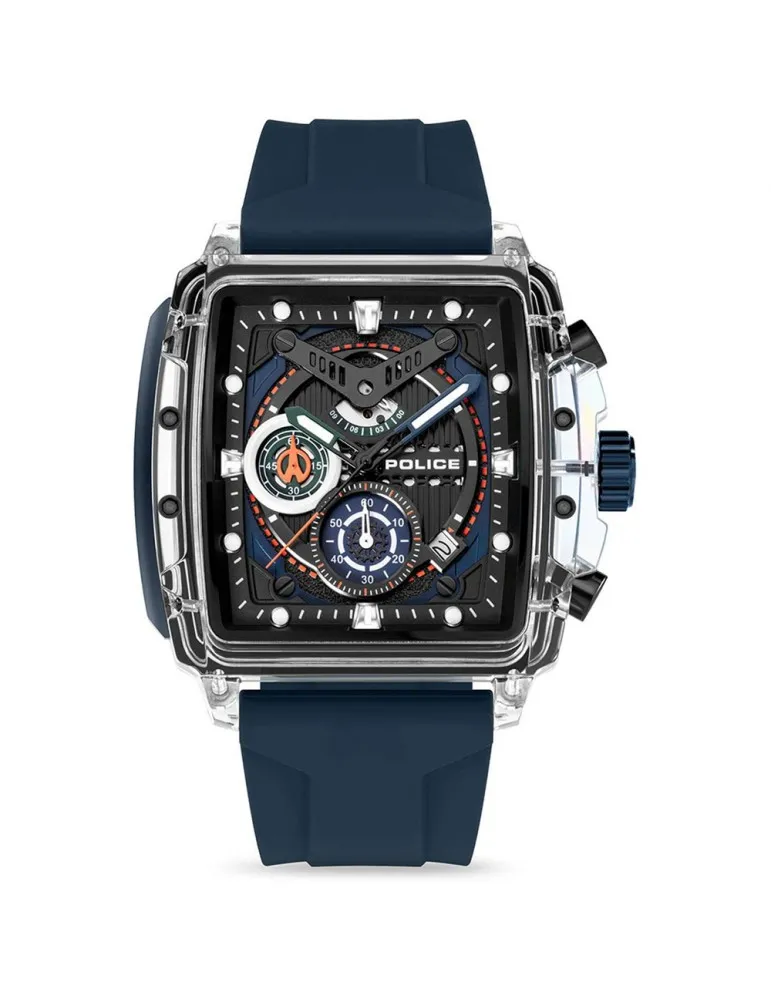 Reloj Police Hombre Clout Set 4 Correas