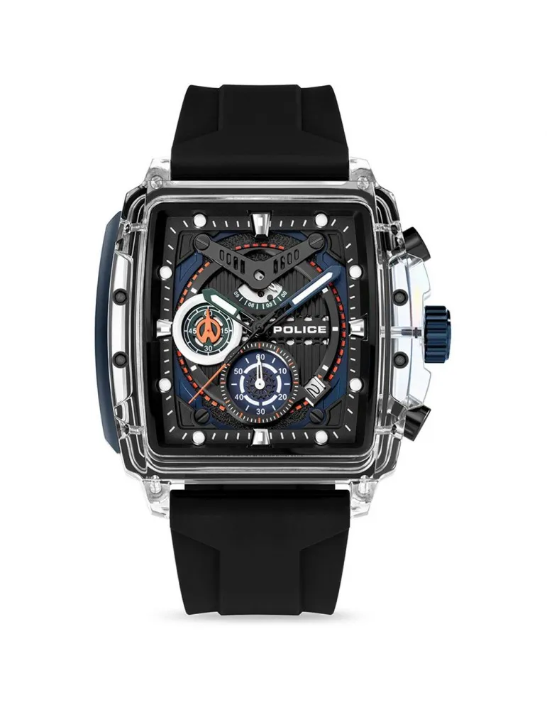 Reloj Police Hombre Clout Set 4 Correas