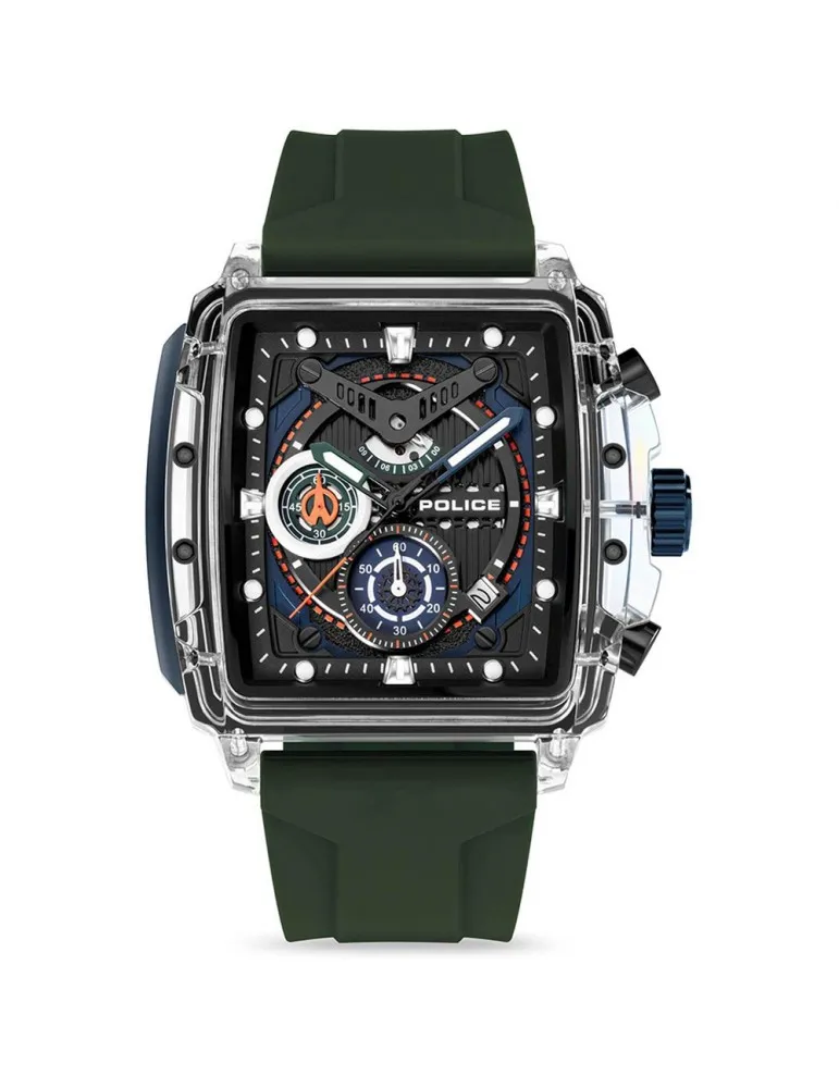 Reloj Police Hombre Clout Set 4 Correas