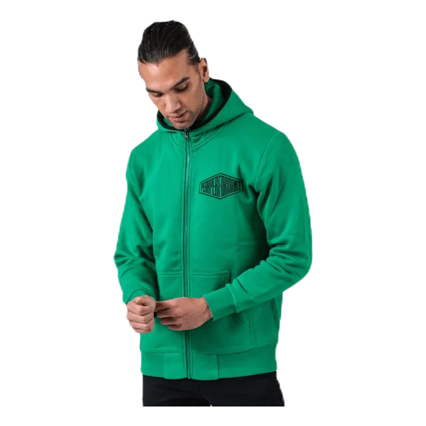 Rendimiento máximo Comfy Zip Hood Green
