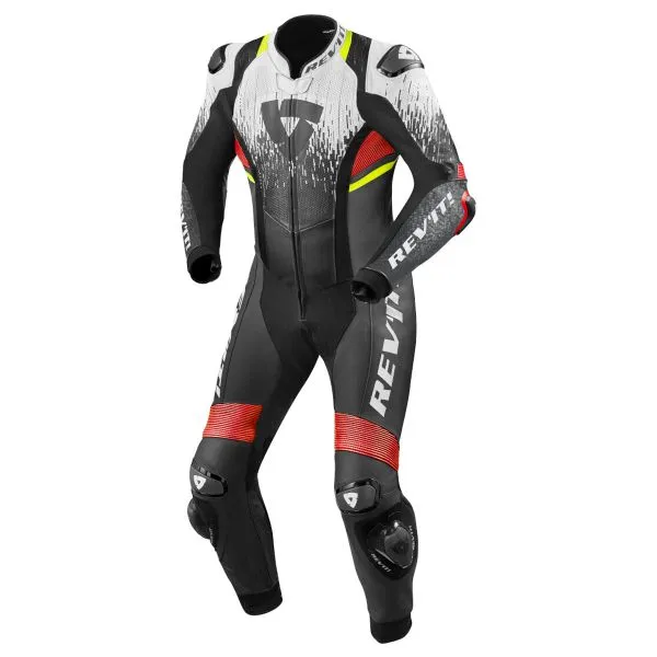 REV'IT Quantum 2 Blanco Neon Rojo 