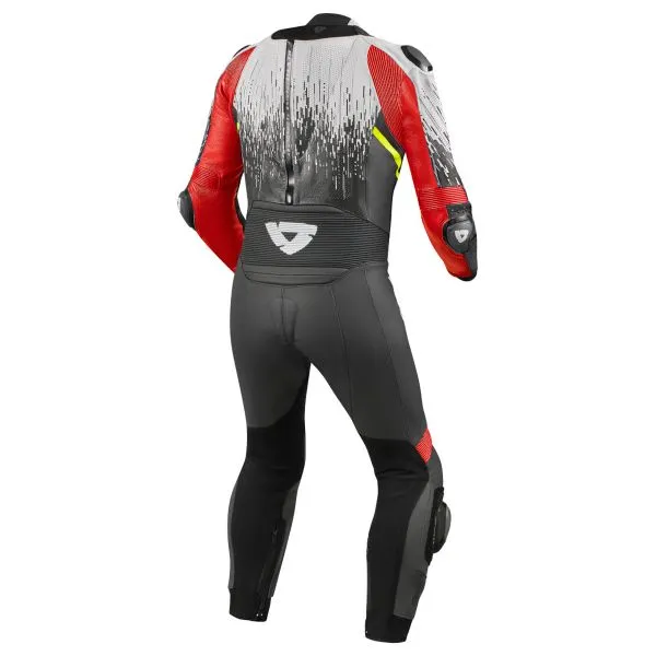 REV'IT Quantum 2 Blanco Neon Rojo 
