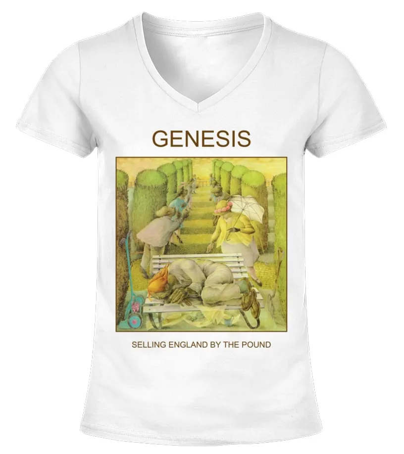 RK70S703WT. GENESIS  SELLING ENGLAND BY THE POUND CAMISETA CUELLO PICO MUJER