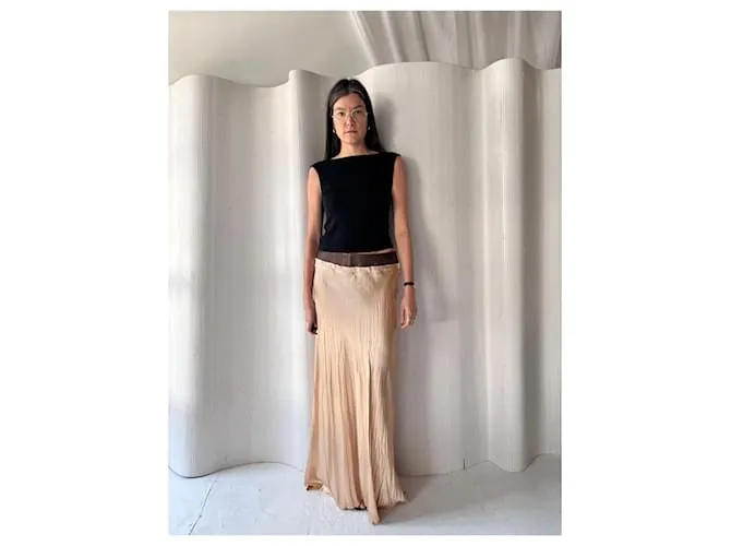 Roberto Cavalli 2000falda de seda 