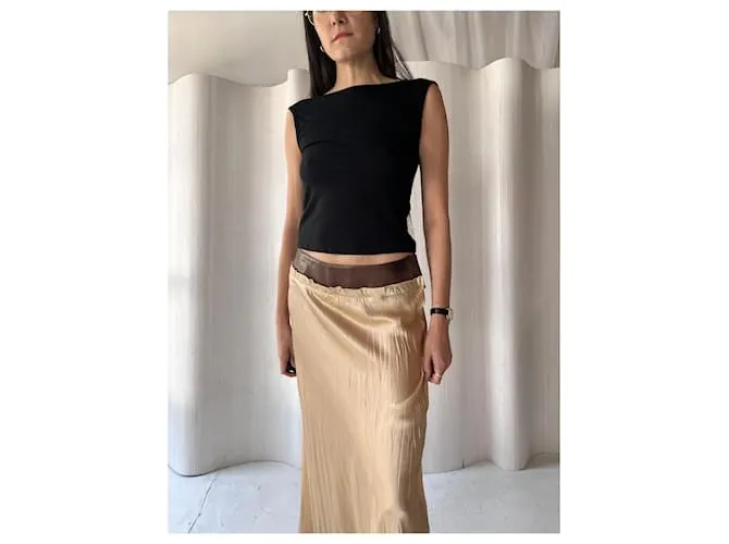 Roberto Cavalli 2000falda de seda 