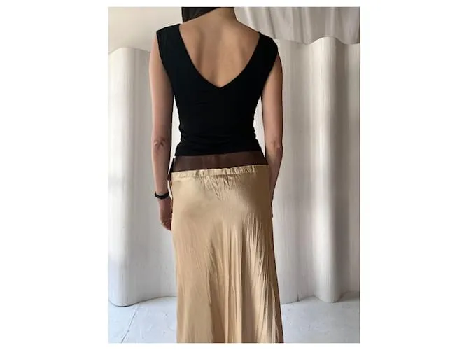 Roberto Cavalli 2000falda de seda 