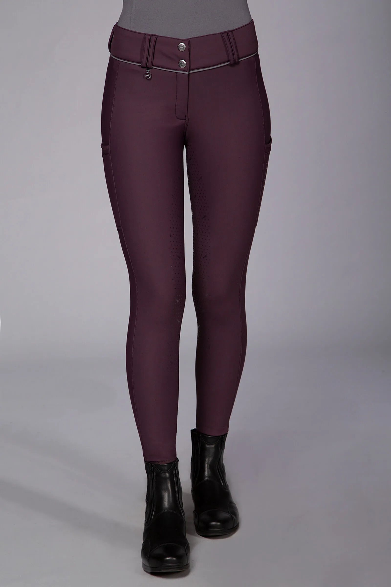 Schockemöhle Pantalón de mujer Winter Carla FS Style con asiento completo