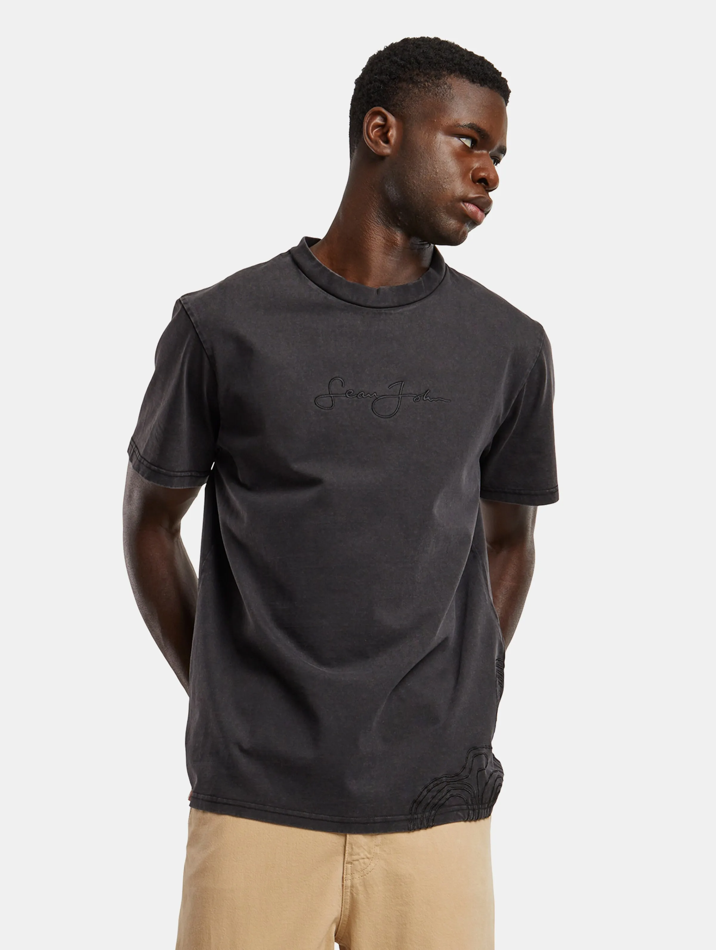 SCRIPT LOGO WASHED EMBROIDERY