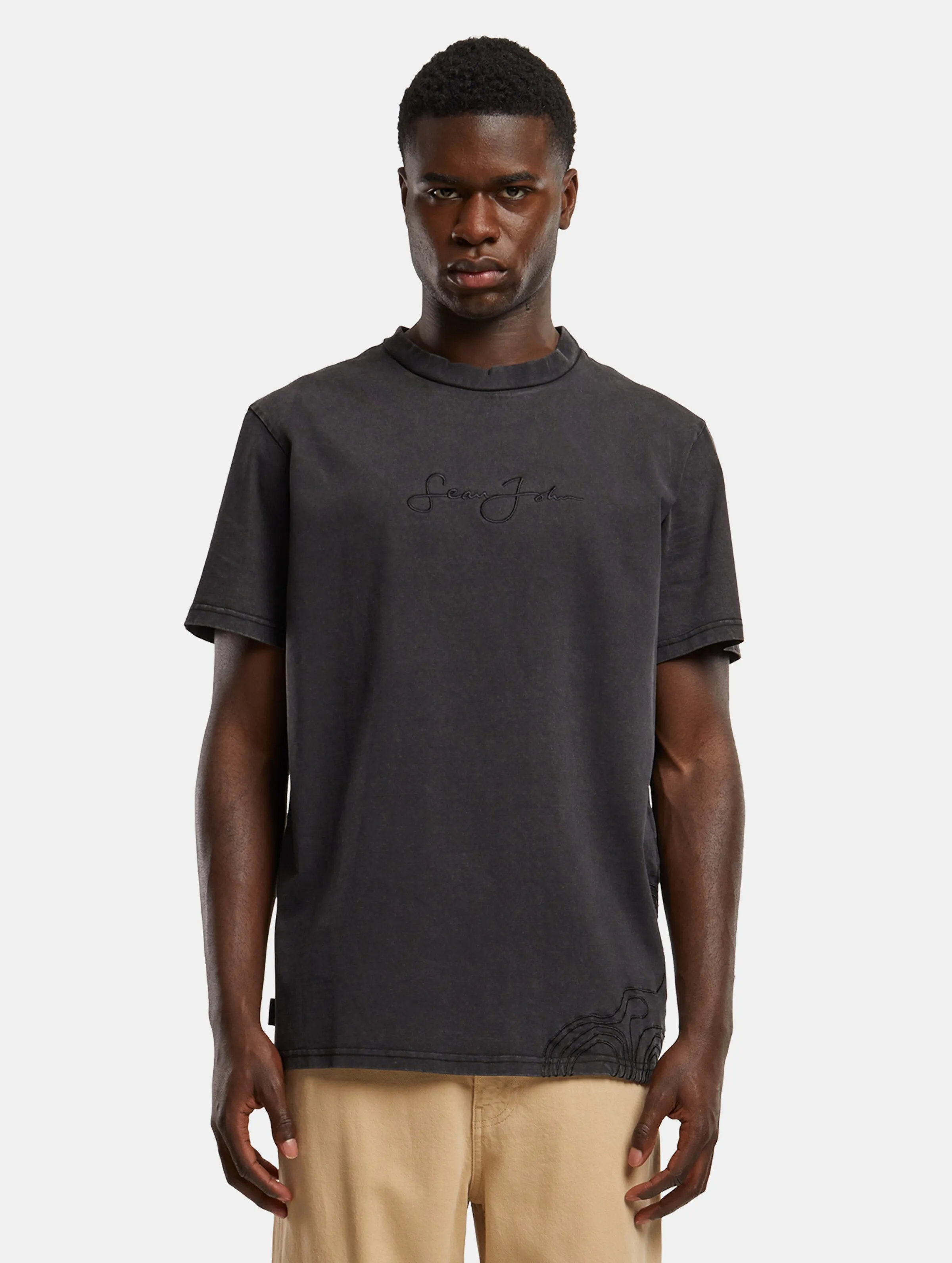SCRIPT LOGO WASHED EMBROIDERY