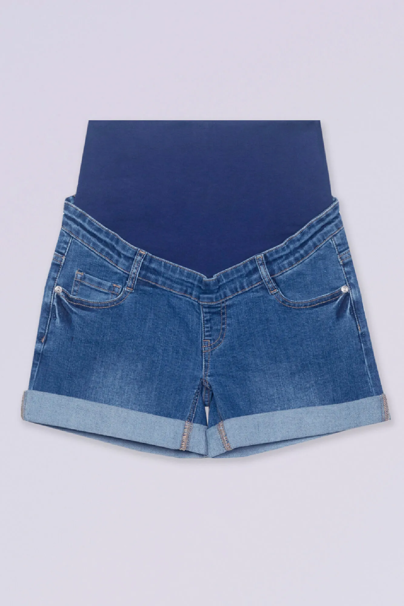 Short denim premamá