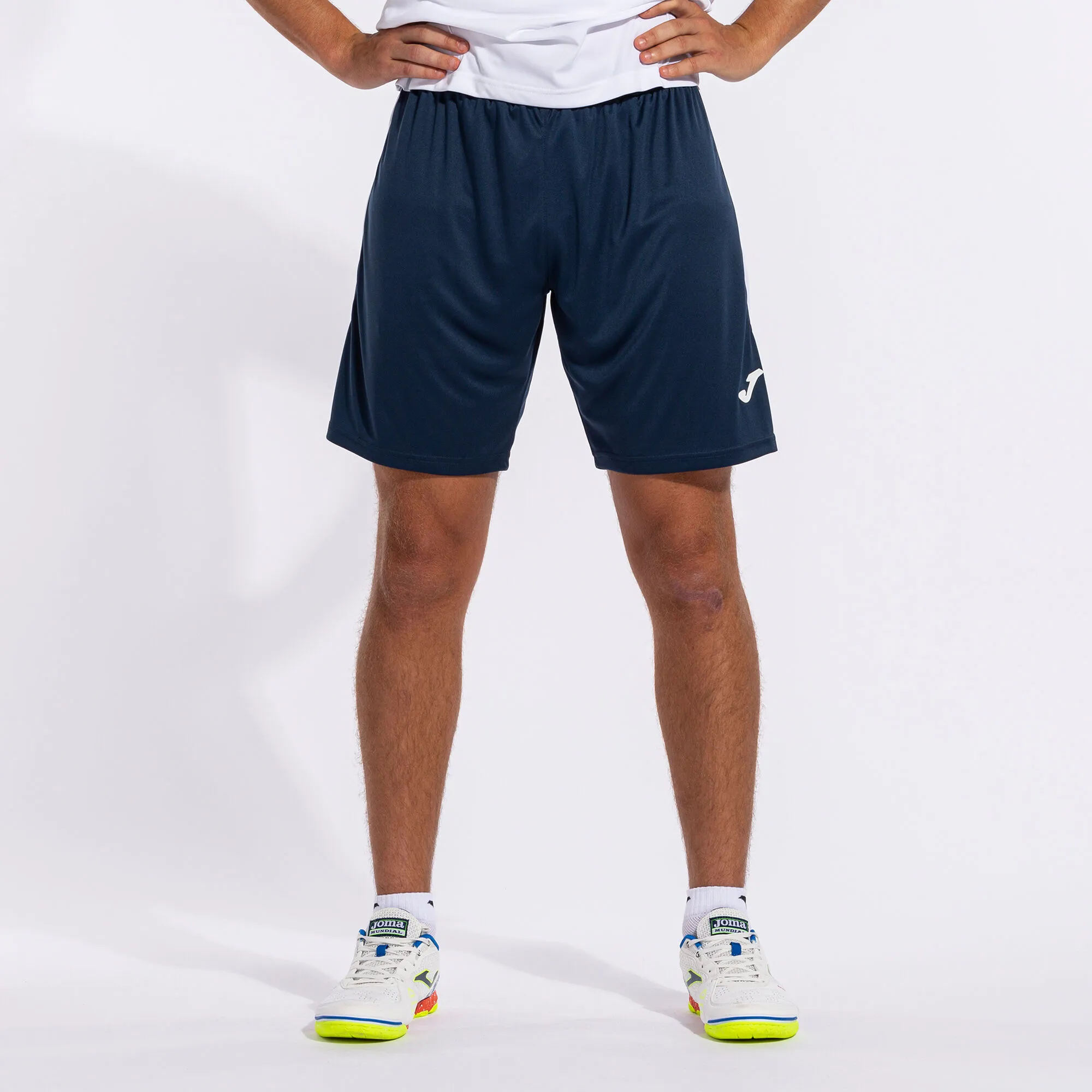 Short hombre Glasgow marino blanco