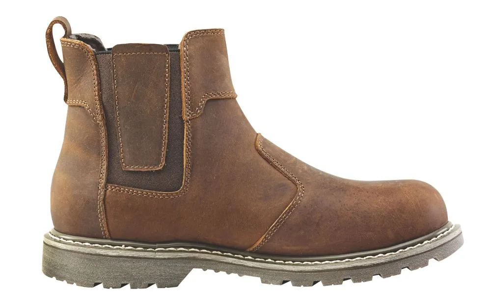 Site Mudguard, botas de seguridad de media caña, marrón, talla 43