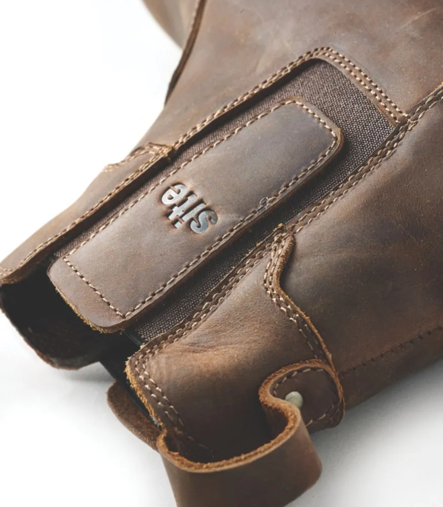 Site Mudguard, botas de seguridad de media caña, marrón, talla 43