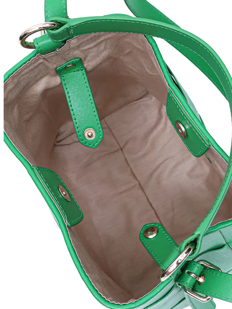 Small Chiara Braided Florence green w. gold