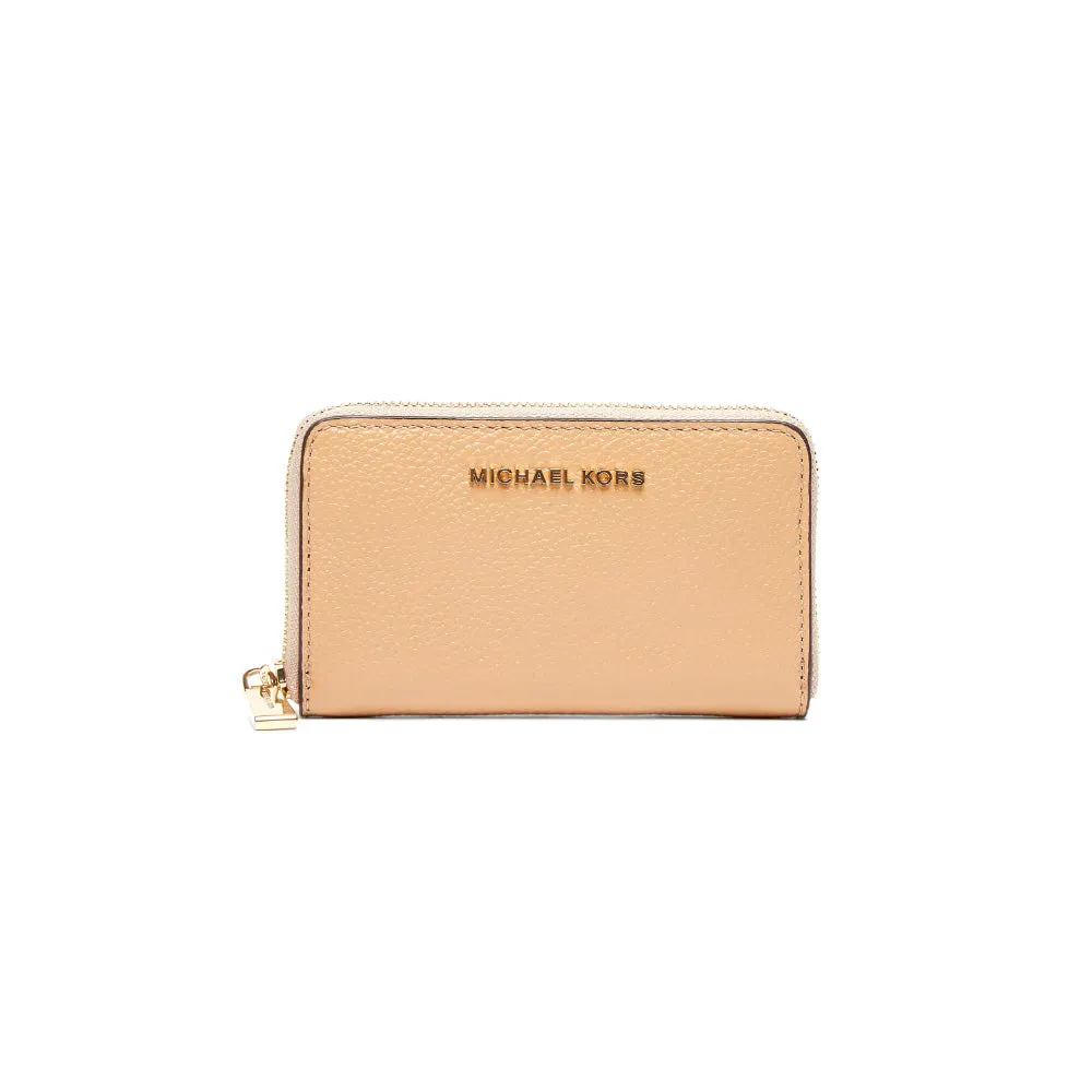 Small Leather Zip Around Wallet