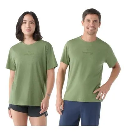 Smartwool Graphic Logo Short Sleeve Tee Apparel FERN GREEN ( MEDIUM GREEN)