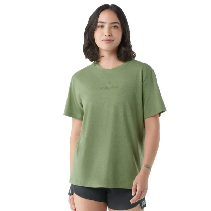 Smartwool Graphic Logo Short Sleeve Tee Apparel FERN GREEN ( MEDIUM GREEN)