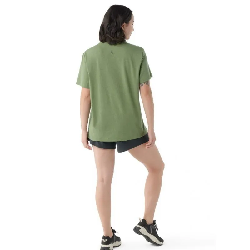 Smartwool Graphic Logo Short Sleeve Tee Apparel FERN GREEN ( MEDIUM GREEN)