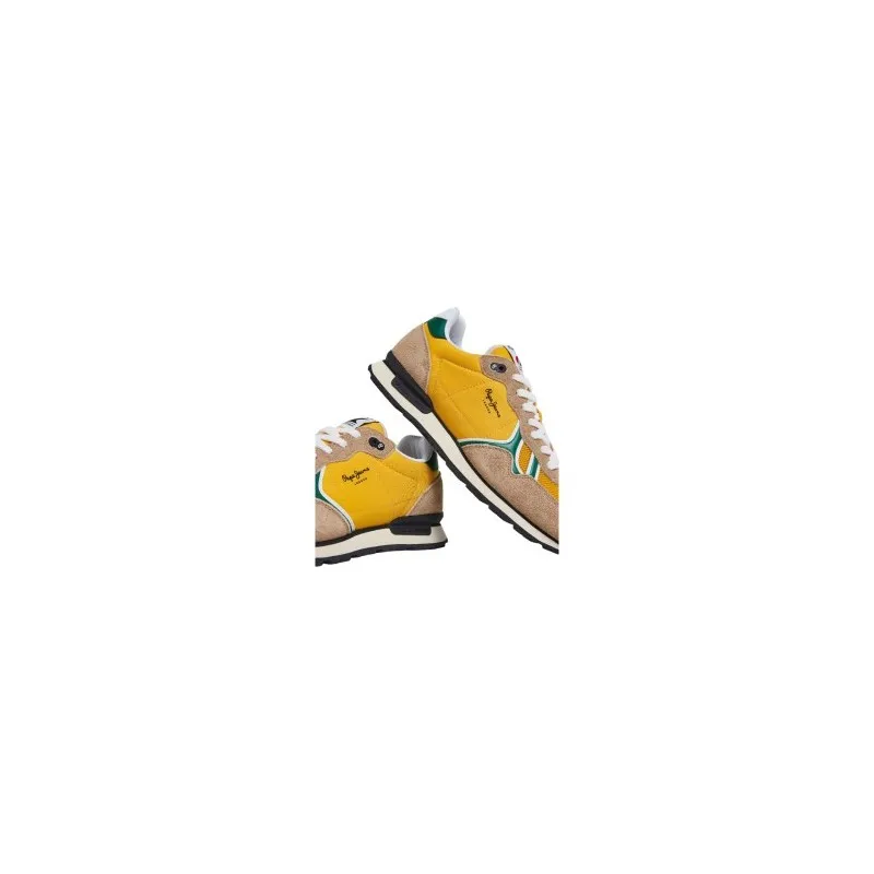 Sneakers Moda Joven Casual Pepe Brit Fut Amarillo. Pepe Jeans