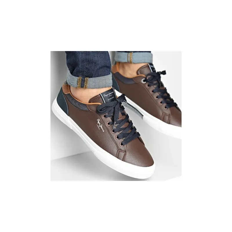 Sneakers Moda Joven Kenton Court Marrón. Pepe Jeans