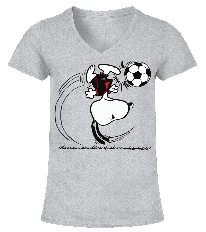 SNOOPY TSHIRTS: ADDING CUTENESS TO YOUR HOLIDAYS AND CHRISTMAS! CAMISETA CUELLO PICO MUJER