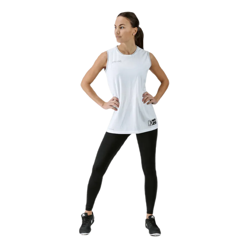 Spalding Move Tank Top W White/Grey