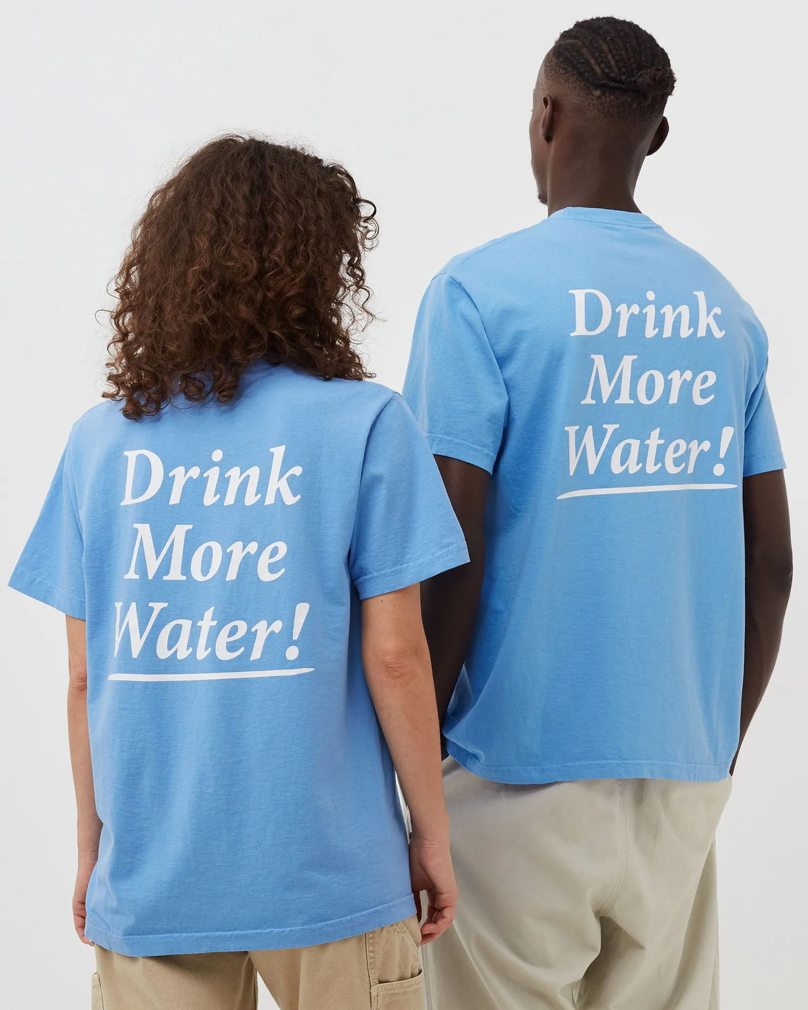 Sporty & Rich Drink More Water Tee